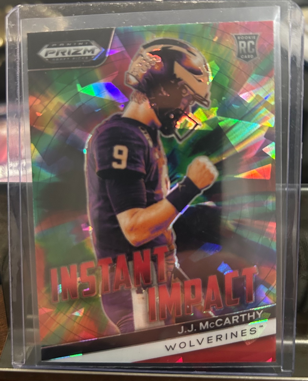 2024 Prizm Draft Picks Instant Impact JJ McCarthy Rookie RC Michigan Wolverines
