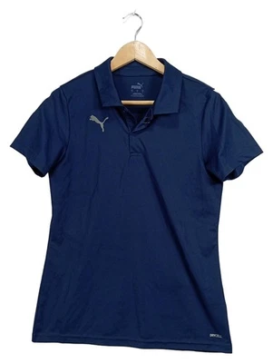 PUMA Polo Femme Bleu Drycell Sport Logo (EU 36, INT S) - Photo 1/3