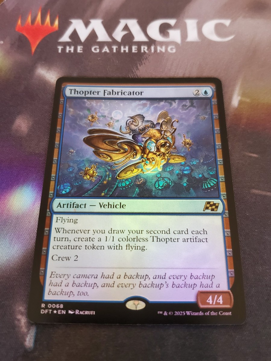 Mtg. 2x Thopter Fabricator. Foil. Aetherdrift. Pack Fresh | eBay