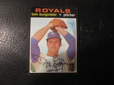 1971   TOPPS #431 TOM BURGMEIER ROYALS        EXMT