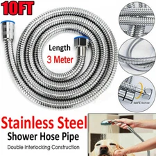 118 Inch Shower Head Hose 3m Extra Long Stainless Steel Replacement Shower Hose