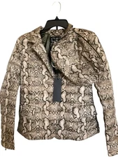 New My Anorak Womens XS Cobra Puffer Coat Duck Down Lightweight w/Carry Bag