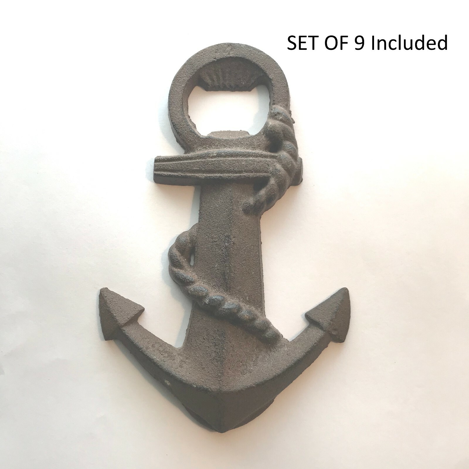 BULK LOT: Rustic Cast Iron Nautical Boat Anchor Bottle Opene