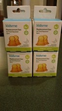 8 Lot KIDSME Food Squeezer Replacement Sacs Orange Circle Holes 4 months 160364