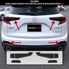 For 2019-2025 RDX SMOKE Tail Light Rear Reflectors SET PreCut Overlay Tint Vinyl