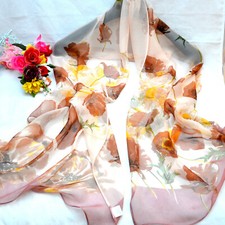 Scarf-Stole-Elegant-Timeless-Chiffon-New