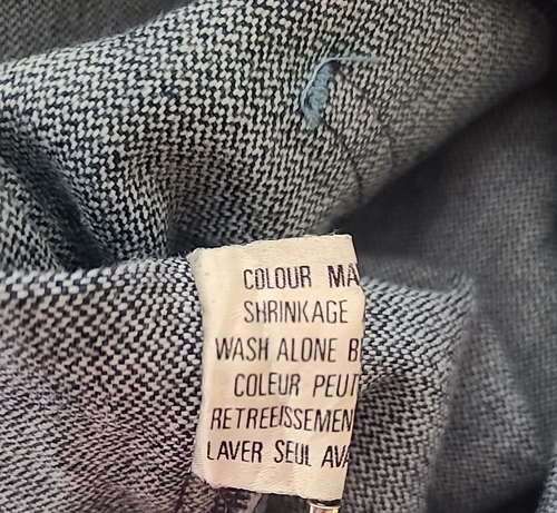 Vintage GWG Jean Jacket Girls Size 7 Blue Denim Snap Up 70s 80s Canada Fit 4-7 - Picture 16 of 16