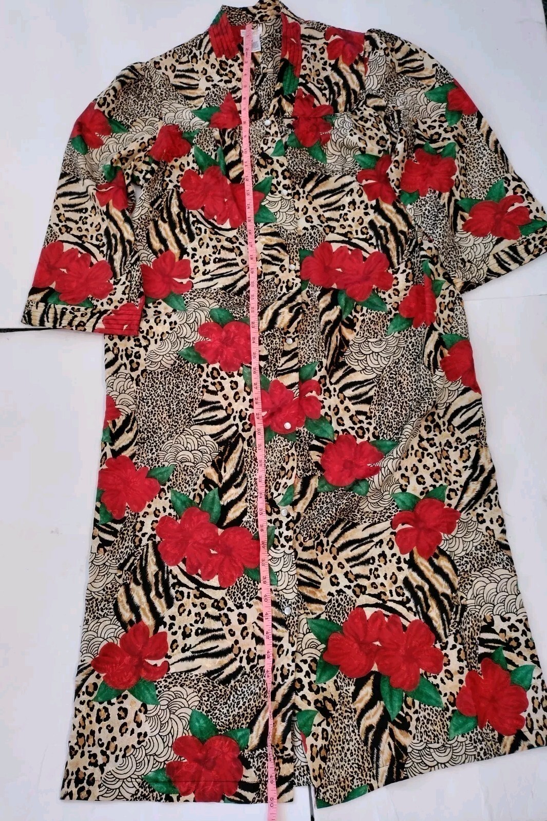 Simply Basic Women's Medium Kaftan Robe Pearl Sna… - image 10