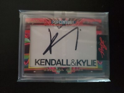 Kendall Jenner 2023 Leaf Pop Century Cut Signatures Auto Autograph Kardashian