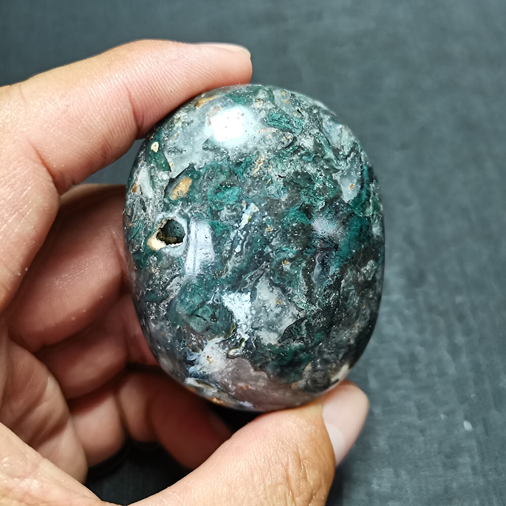TOP 102.6 g NATURAL Polishing OCEAN JASPER HEALING W107 | eBay