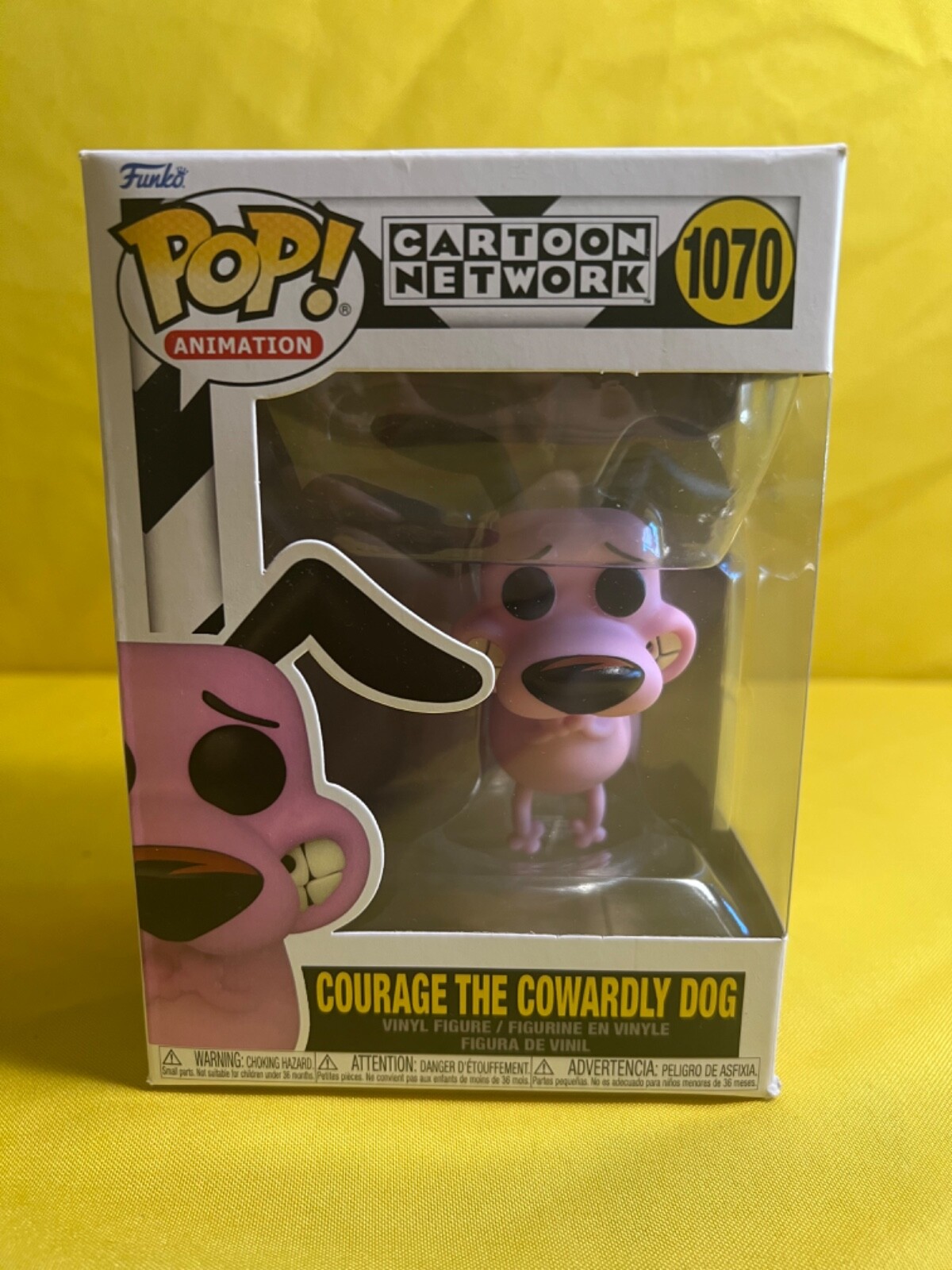 Funko Pop Courage The Cowardly Dog 1070 Animation Cartoon Network W/Protector P8