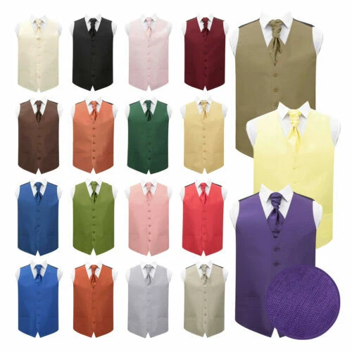 Polyester Regular Size Formal Waistcoats for Men