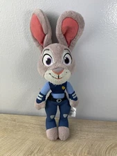 DISNEY ZOOTOPIA 9” Office Judy Hopps Bunny Rabbit Plush Toy TOMY (12.5” w/ Ears)