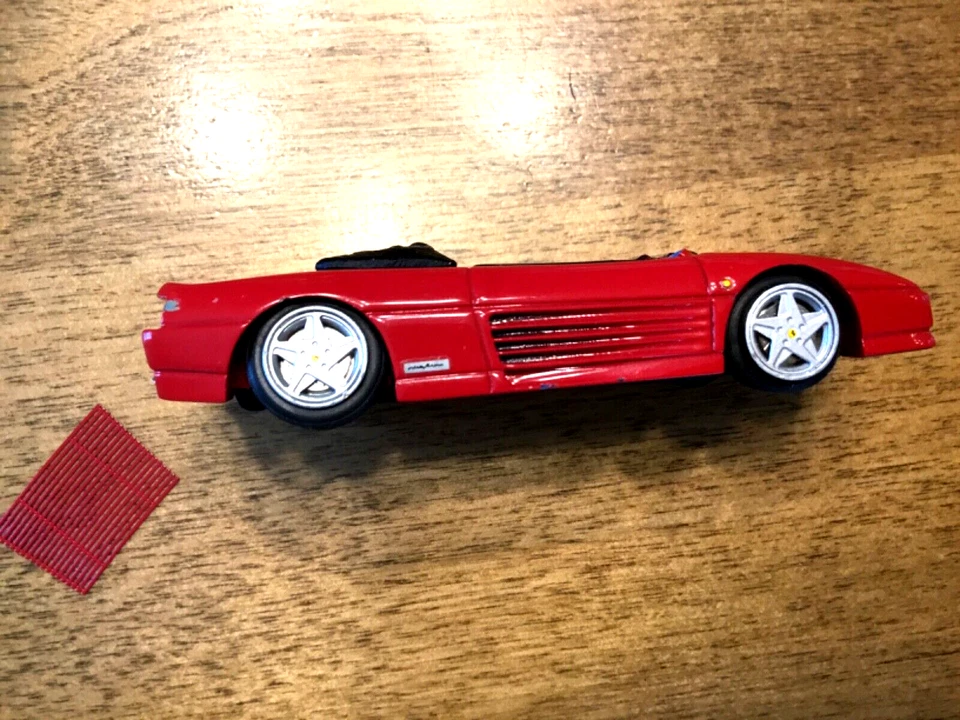 RARE! BBR 1/43 RED 1993 FERRARI 348 CABRIOLET  ITALY ( RETIRED ) AS IS AS SHOWN - Image 4 of 4