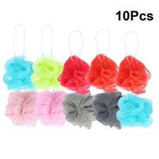 10pcs shower bath balls Shower Balls Body Wash Cloth Shower Scrunchie