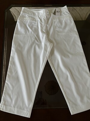 Tail Women's Golf Capris Pants White 
