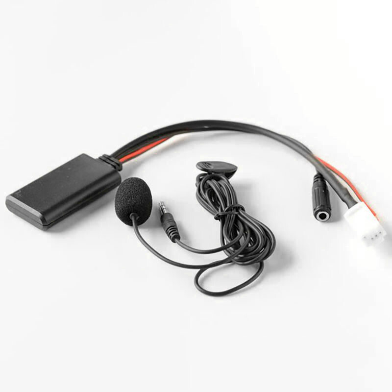 Car Bluetooth 5.0 Aux Input Audio Cable Microphone Handsfree Adapter