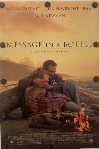 MESSAGE IN A BOTTLE Original 27" X 40" DS/Rolled Movie Poster - 1999  
