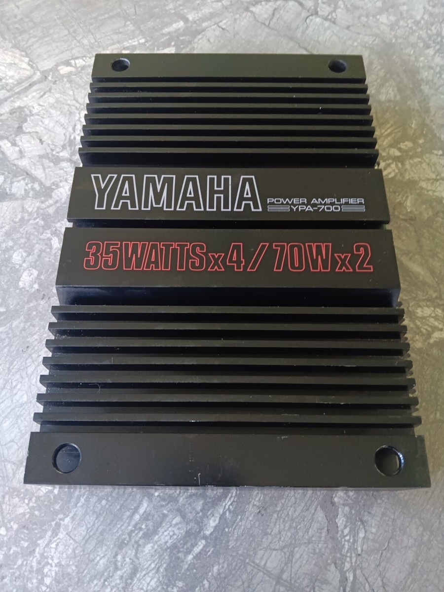 Vintage Yamaha YPA-700 Car Audio Power Amplifier w/ Cable