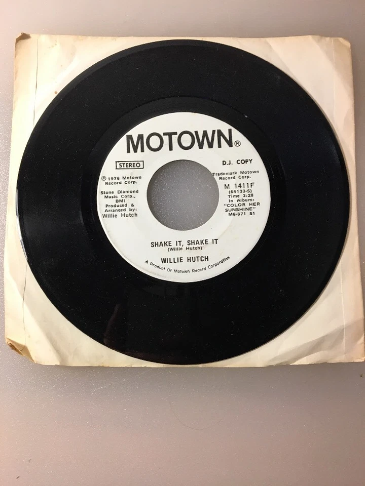 Motown Willie Hutch "Shake It, Shake It" D.J. Copy Mono Stereo - Image 2 of 4