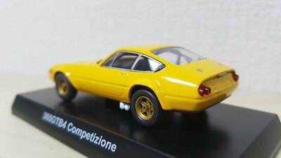 Kyosho 1/64 FERRARI 365 GTB 4 COMPETIZIONE YELLOW diecast car