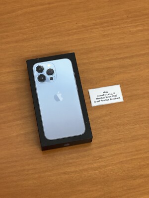 NEU OVP Apple iPhone 13 Pro 128GB Sierrablau 5G entsperrt - 100% BH UK-Modell