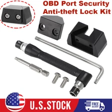 OBD2 Port Security Anti-theft Locking Tool with Anti-theft Bolts & Special Tools