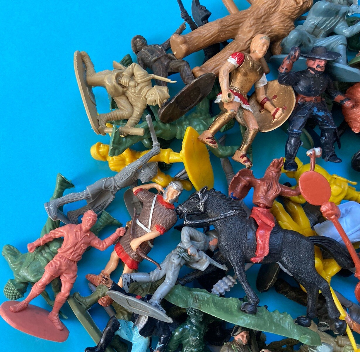 Vintage Plastic Toy Soldiers Job Lot 70+ Figures TIMPO * BRITAINS * AIRFIX * ETC eBay