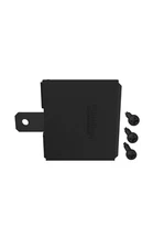 Barrette Outdoor Living 0.625 in. x 1.75 in. x 2.625 in. Black Steel Gate Stop