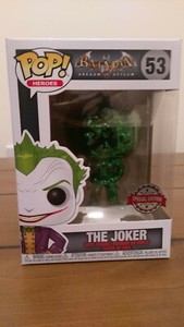 green chrome batman funko pop