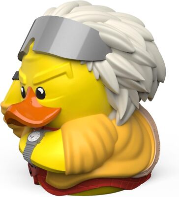 TUBBZ Boxed Edition 2015 Doc Brown Collectible Vinyl Rubber Duck Figure - Off...