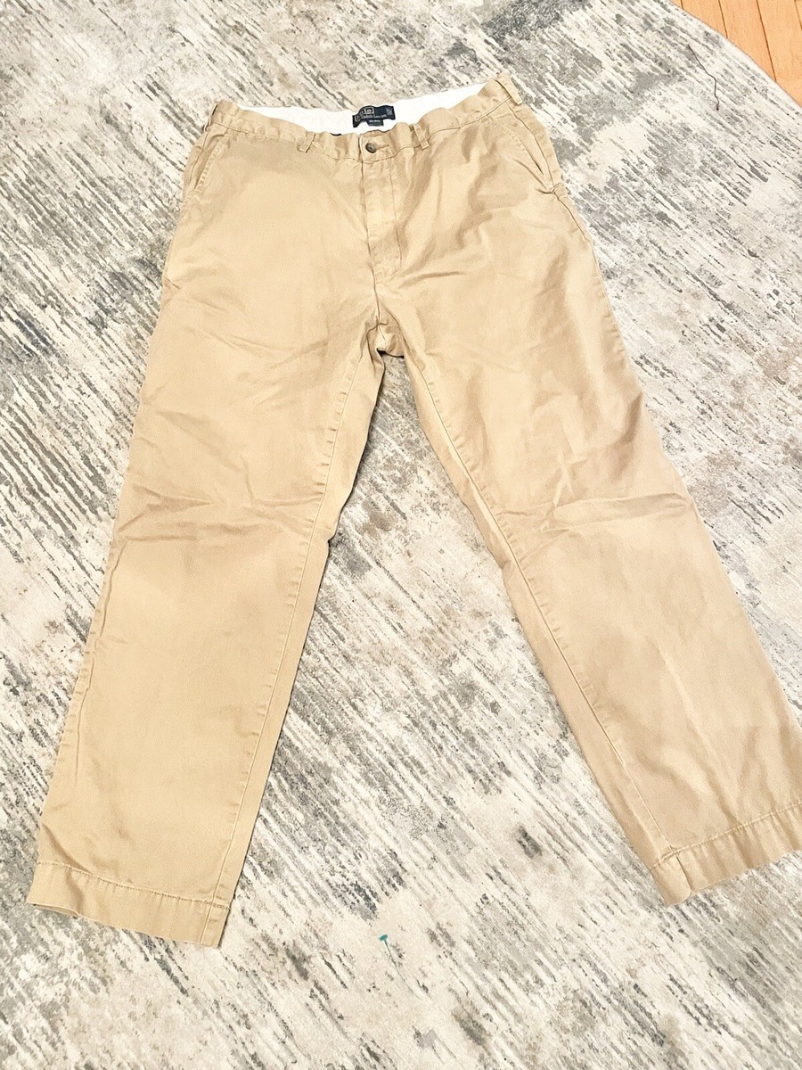Polo By Ralph Lauren RN 41381 khaki chinos pants 100% cotton men's
