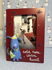 Holiday Dog Picture Frame 3 X 5