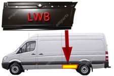 For Mercedes Sprinter LWB Side Lower Panel Metal Repair Moulding N/S 2006 2018