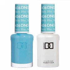 DND Soak Off Gel Polish and Nail Lacquer - 436 - Baby Blue