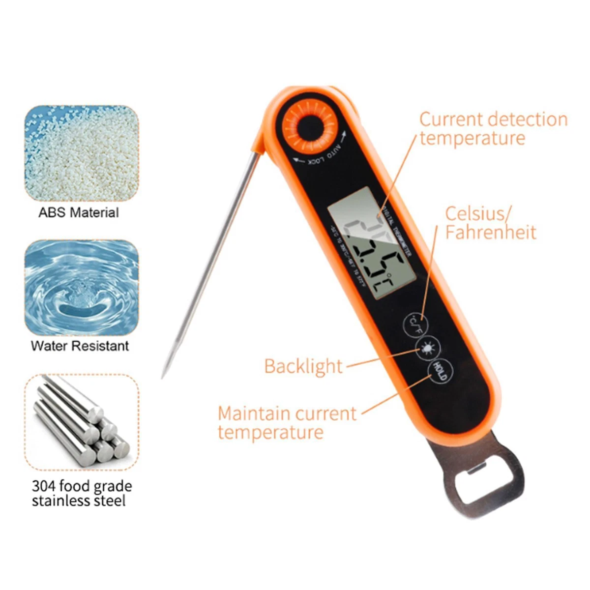 Electronic meat sale thermometers