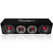 MENACE AUDIO VOICEBAR® - High Output Slim Profile Midrange Enclosure - RED