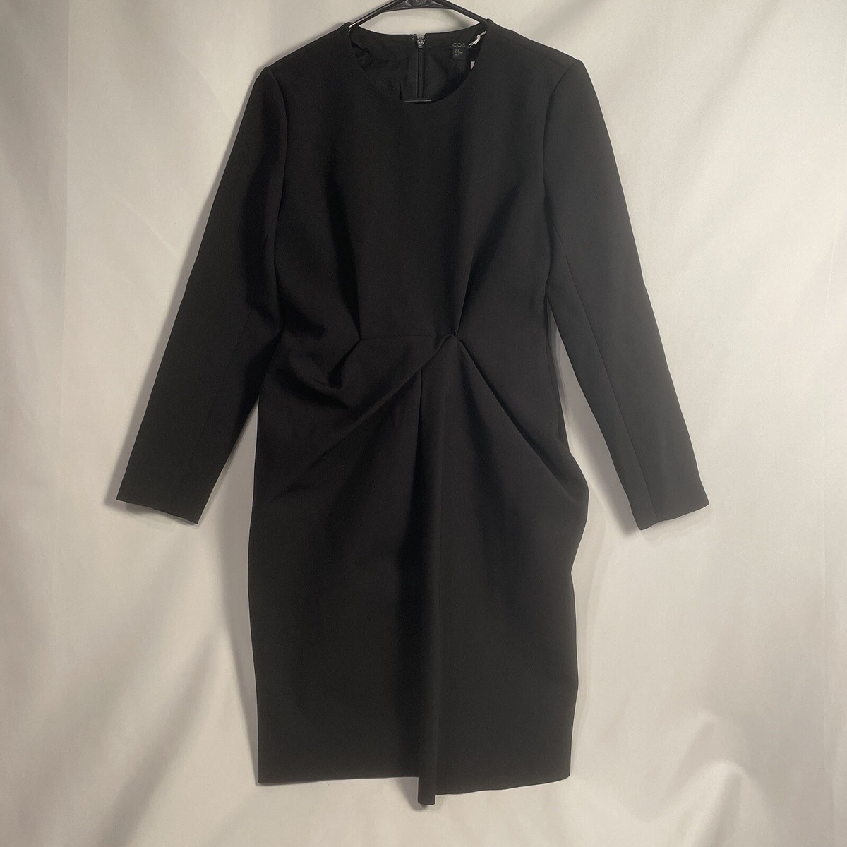 NWT COS Structured Long Sleeve Scuba Mini Dress Black Sz 8 Pocket Modern Minimal | eBay NWT COS Structured Long Sleeve Scuba Mini Dress Black Sz 8 Pocket Modern Minimal | eBay