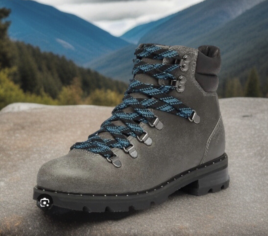 $250 NIB Sorel Lennox Hiker Boot Leather Waterproof Shoes Quarry