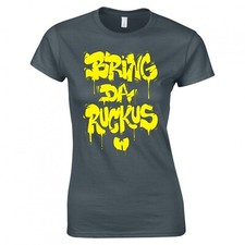 Image of INSPIRED BY WU TANG CLAN "BRING DA RUCKUS" LADIES SKINNY FIT TSHIRT