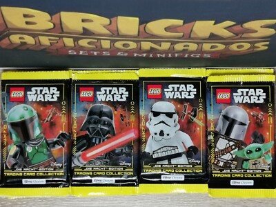 5 x LEGO  Star Wars Blue Ocean Die Macht Edition Serie 4 Trading Card Booster 