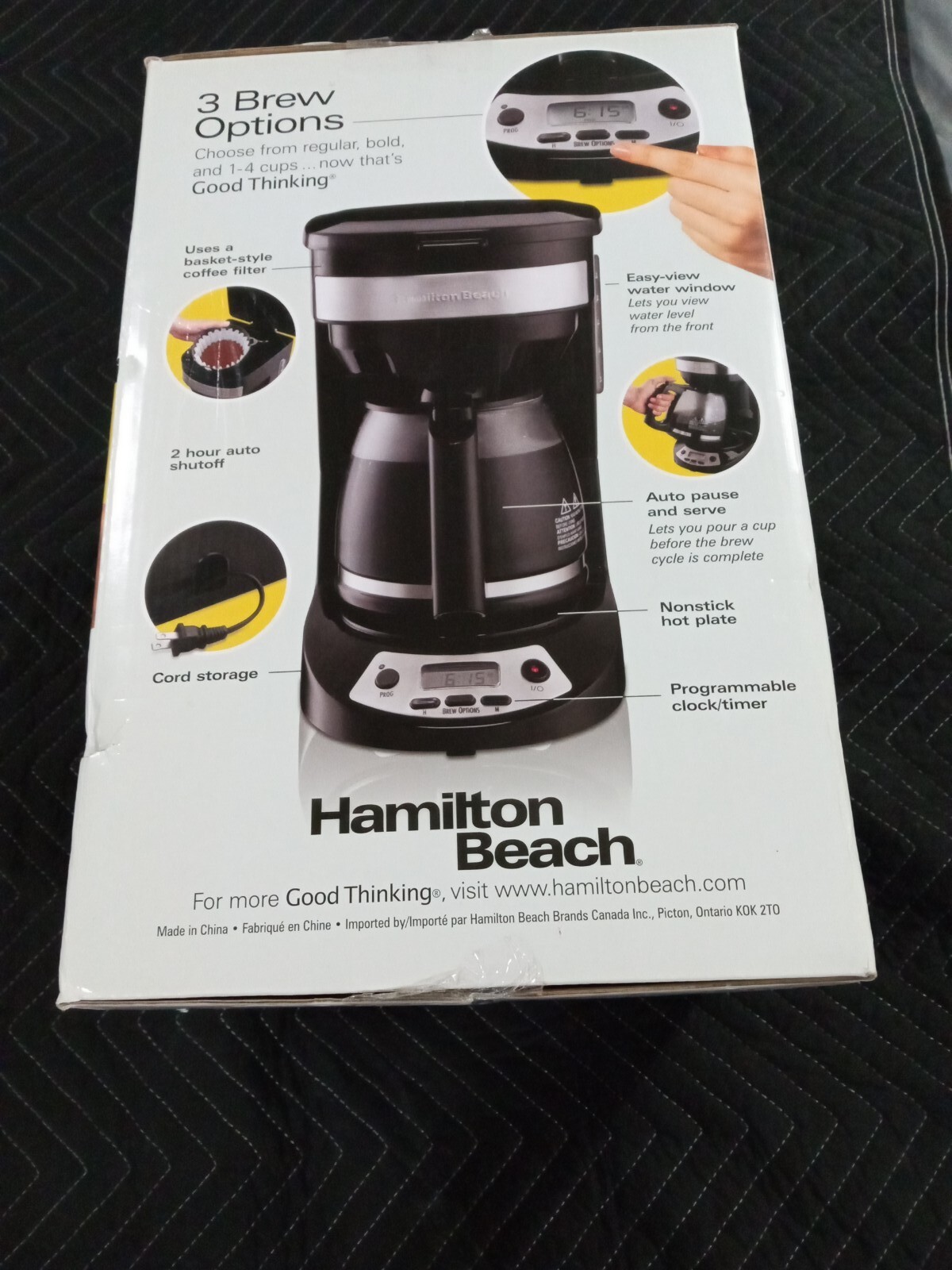 Hamilton Beach 12 Cup Programmable Coffee Maker for sale online eBay