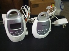 Vtech Baby Monitor DM221PU DM22 BU with Power Adapters Parent Baby Units