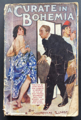 1913 1st/2nd A CURATE IN BOHEMIA by Norman Lindsay w 37 drawings FREE EXPRS W/W