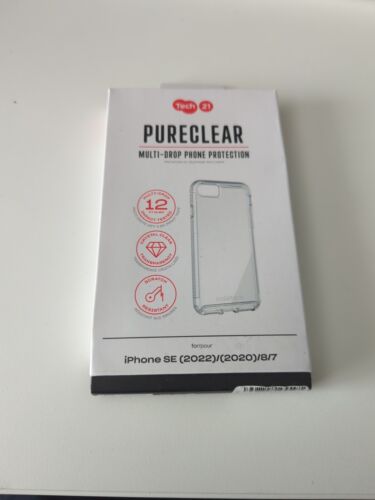 Tech21 Pure Series Rugged Slim Case For Apple iPhone 7 / 8 / SE - Clear