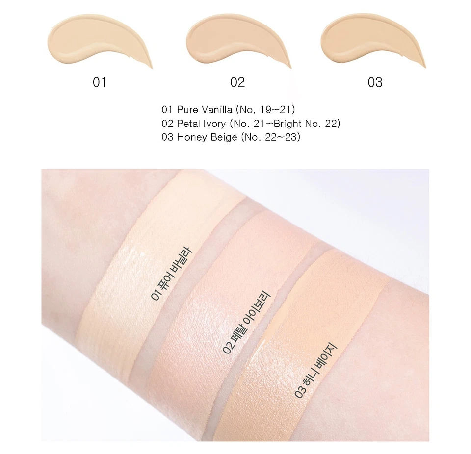 Cojín HOLIKA HOLIKA Reliefit Cica Stay 14g + 14g Recarga SPF40 3 colores K-Beauty Foto 3 de 4