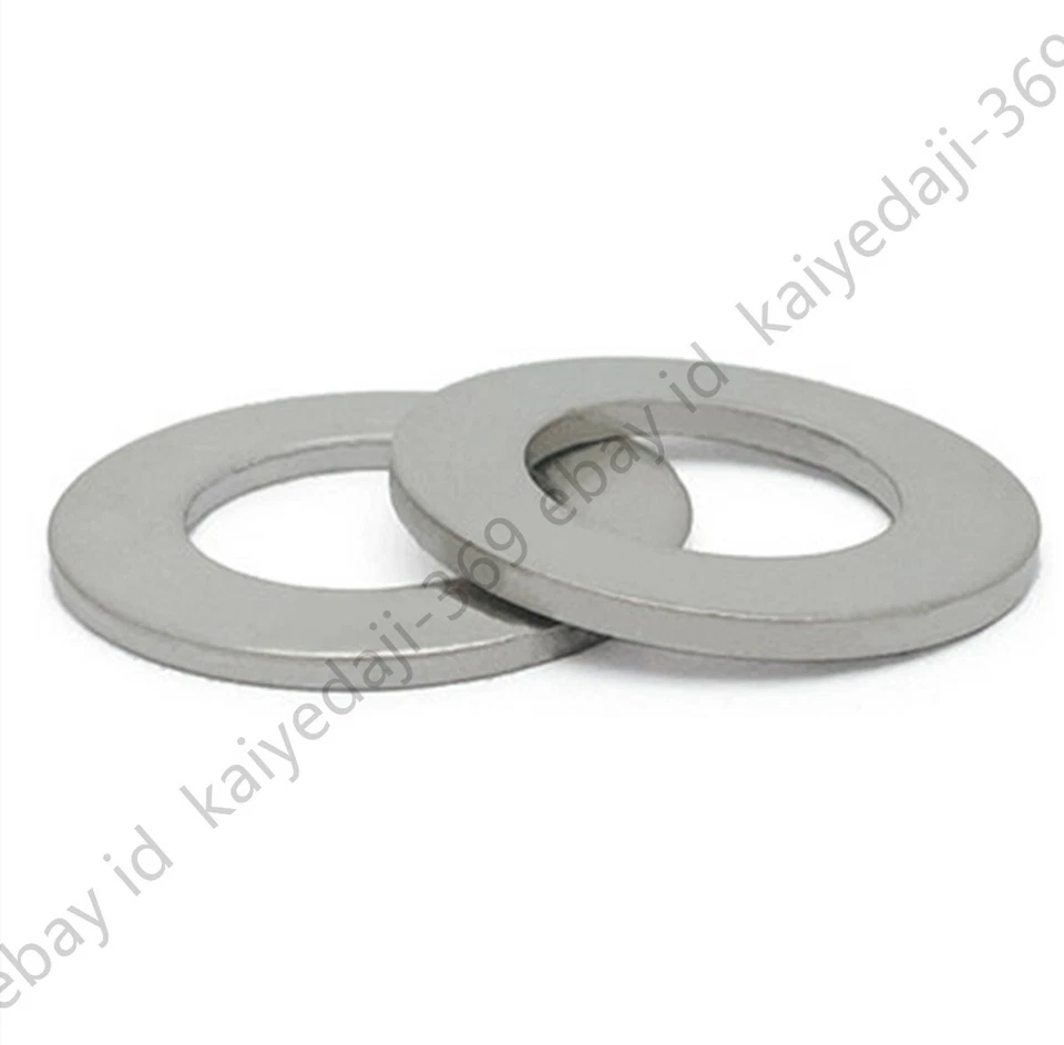 Rondelle plate métrique en titane M2 M2.5 M3 M4 M6 M8 M10 M12 M14 M16 M18 - M24 - Photo 3/4