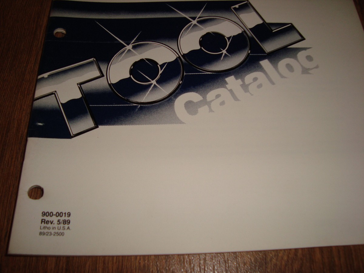 Onan Tool Catalog 900-0019 5/89 | eBay