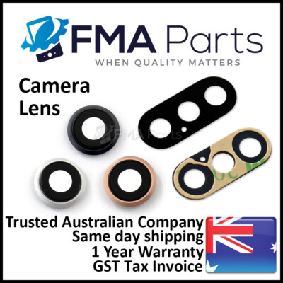 iPhone 12 6 7 8 X XS Plus 11 Pro Glass Camera Lens Rear Back Cover Replacement