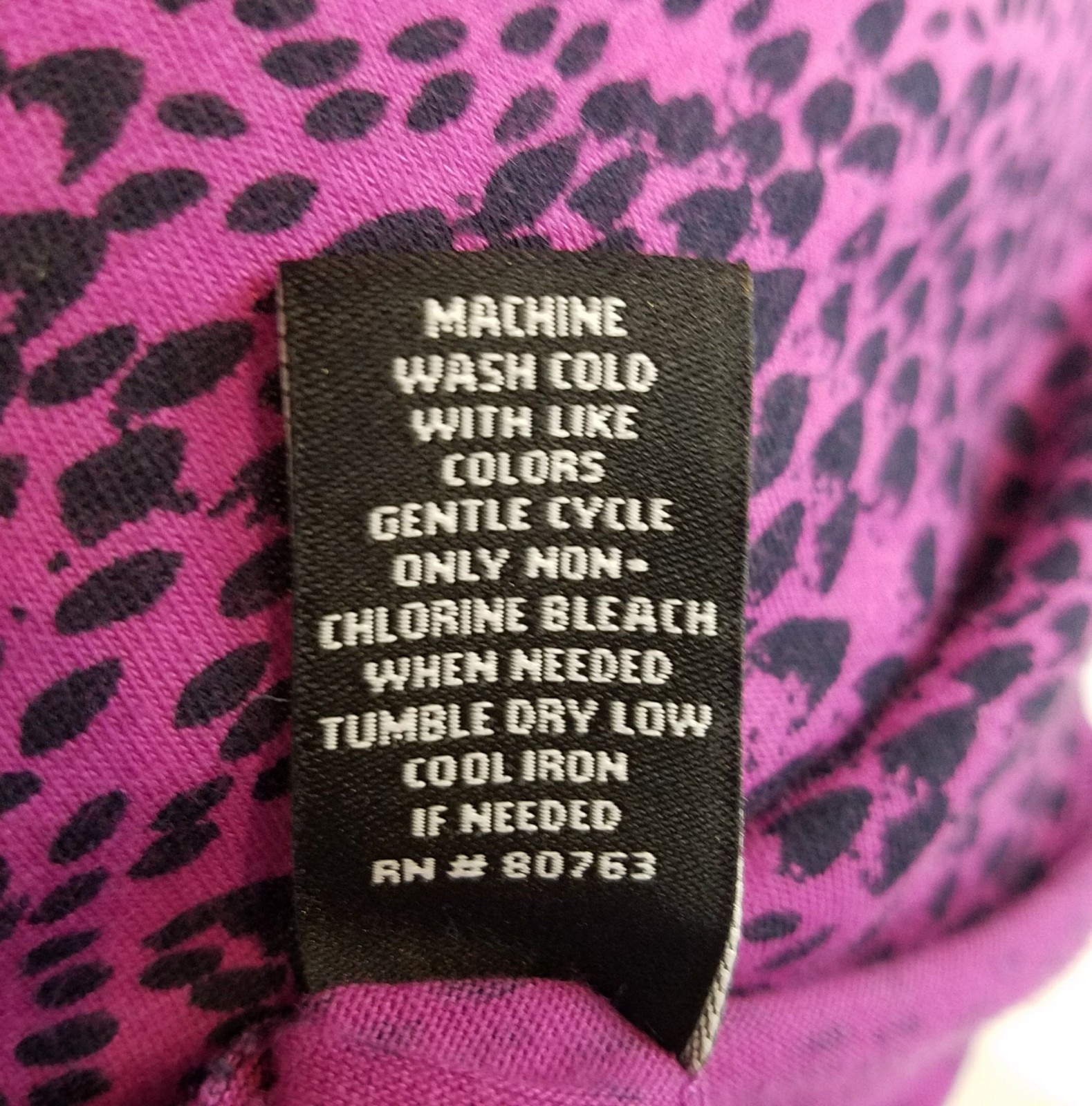 Victorias Secret Moda International Purple Black Shirt Size Small Short Sleeve